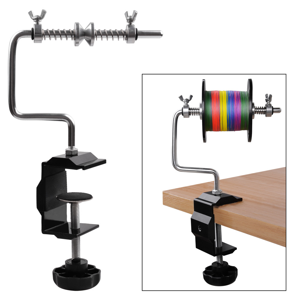 Fishing Line Spool - Tragbarer Angelschnurwickler mit Klemme, verstellbarer, stabiler